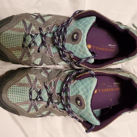Size 10, Merrell Women's Waterpro Maipo Water Shoe,Aventurine/Purple - Picture 2 of 8